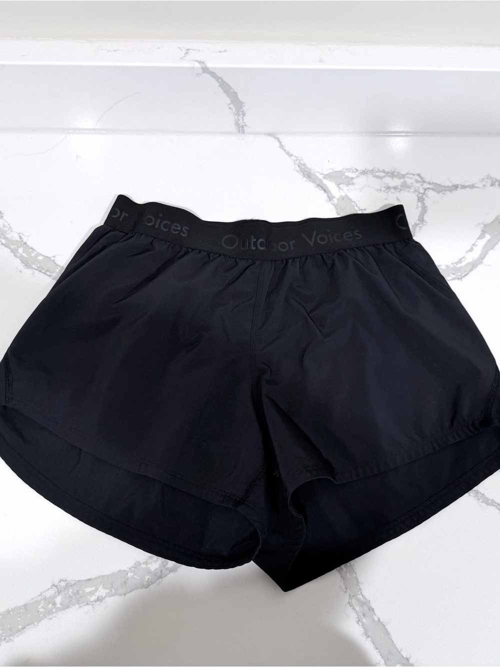 Outdoor Voices Black Women's Athletic Shorts